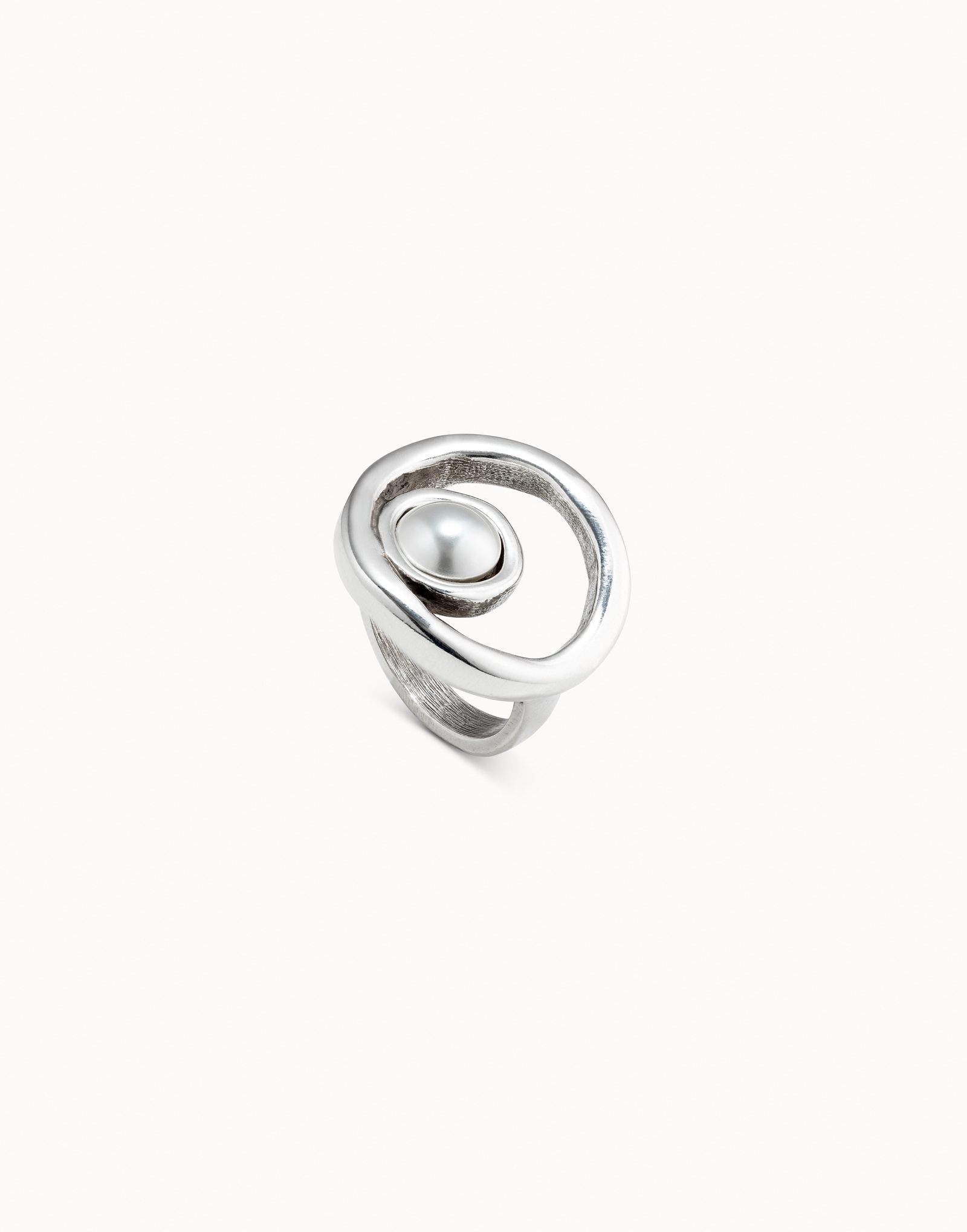 Anello con cristallo placcato argento Sterling, Argent, large image number null