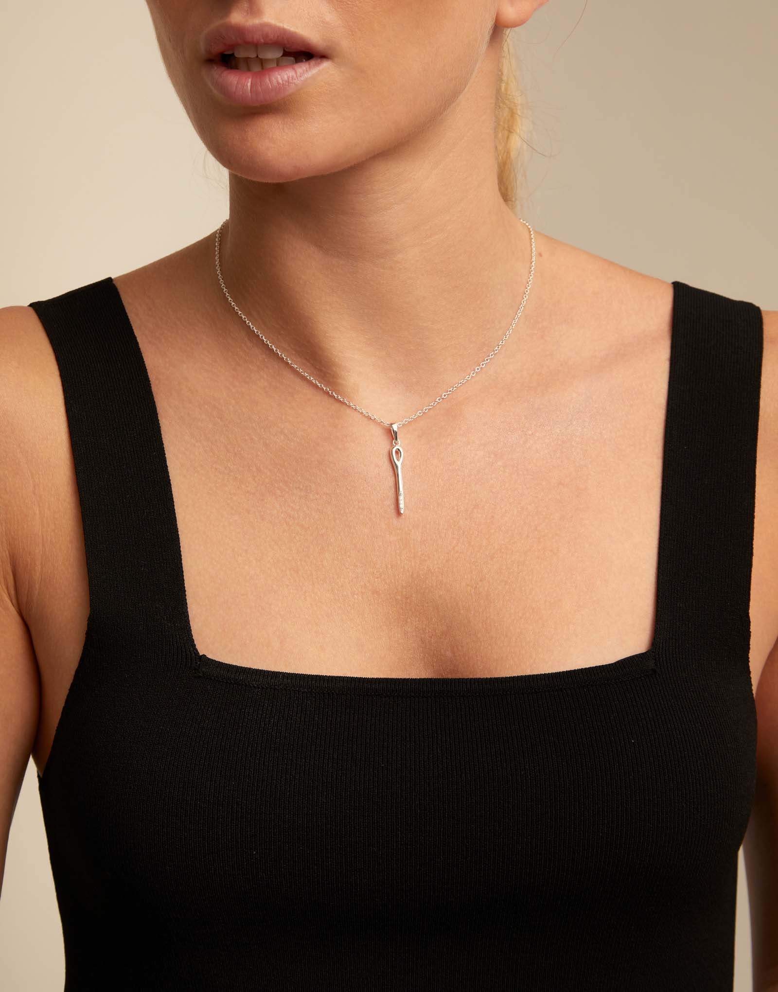 Collier Silver Needle, Argent, large image number null
